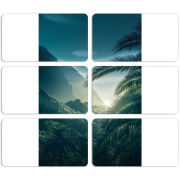 Магнитные фотопазлы 90 на 50 набор 6 штук 