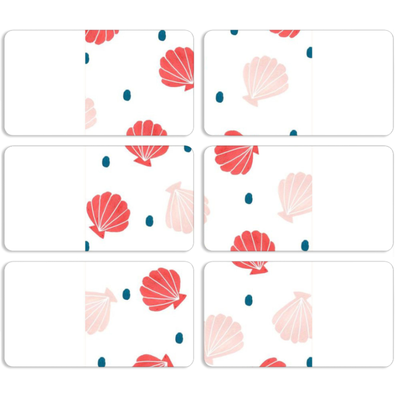 Магнитные фотопазлы 90 на 50 набор 6 штук 