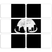 Магнитные фотопазлы 90 на 50 набор 6 штук 