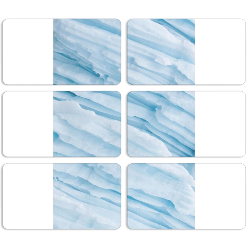 Магнитные фотопазлы 90 на 50 набор 6 штук 