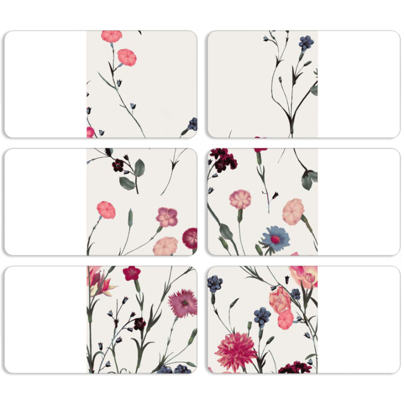 Магнитные фотопазлы 90 на 50 набор 6 штук 