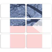 Магнитные фотопазлы 90 на 50 набор 6 штук 