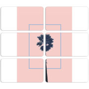 Магнитные фотопазлы 90 на 50 набор 6 штук 