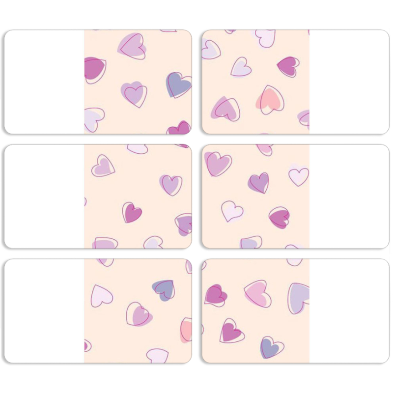 Магнитные фотопазлы 90 на 50 набор 6 штук 