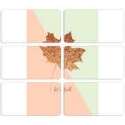 Магнитные фотопазлы 90 на 50 набор 6 штук 