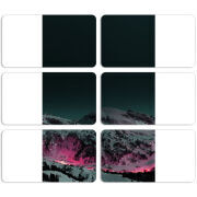 Магнитные фотопазлы 90 на 50 набор 6 штук 