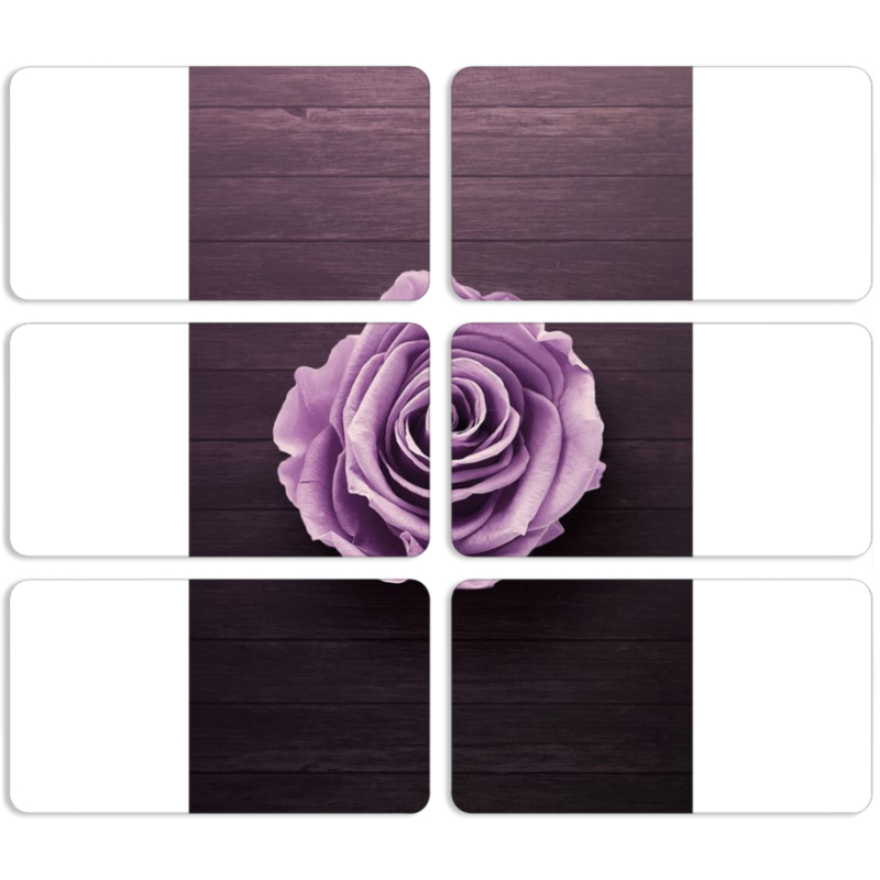 Магнитные фотопазлы 90 на 50 набор 6 штук 