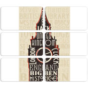 Магнитные фотопазлы 90 на 50 набор 6 штук 