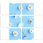 Магнитные фотопазлы 90 на 50 набор 6 штук 