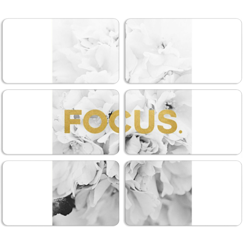 Магнитные фотопазлы 90 на 50 набор 6 штук 