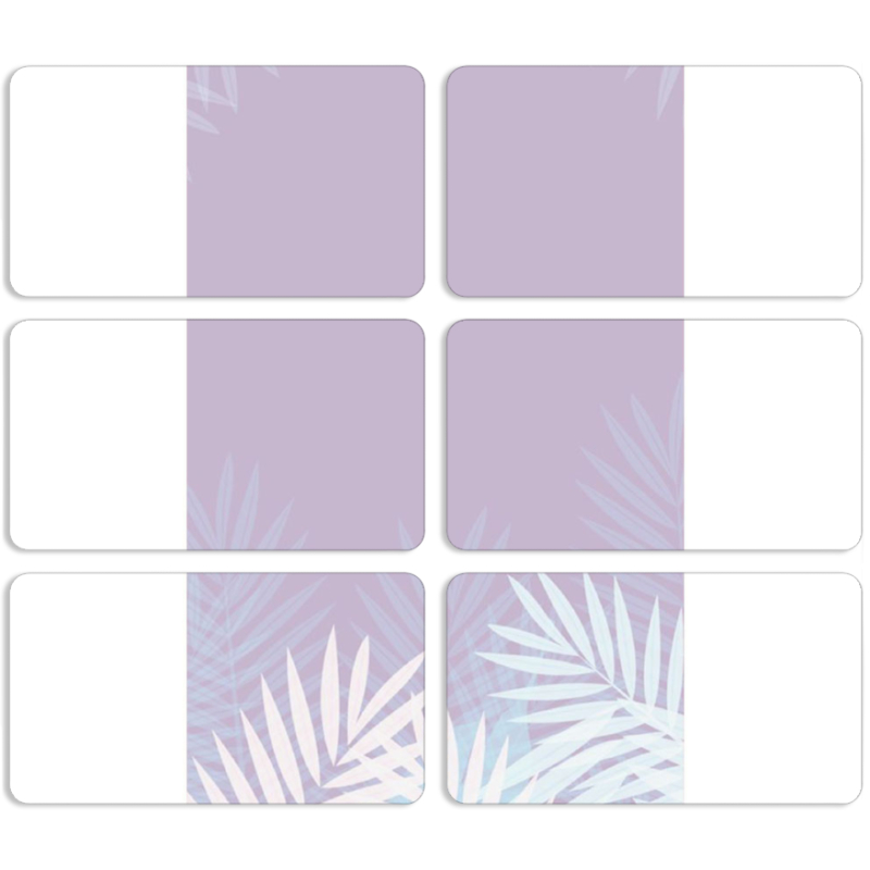 Магнитные фотопазлы 90 на 50 набор 6 штук 