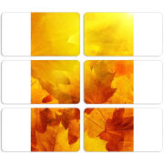 Магнитные фотопазлы 90 на 50 набор 6 штук 