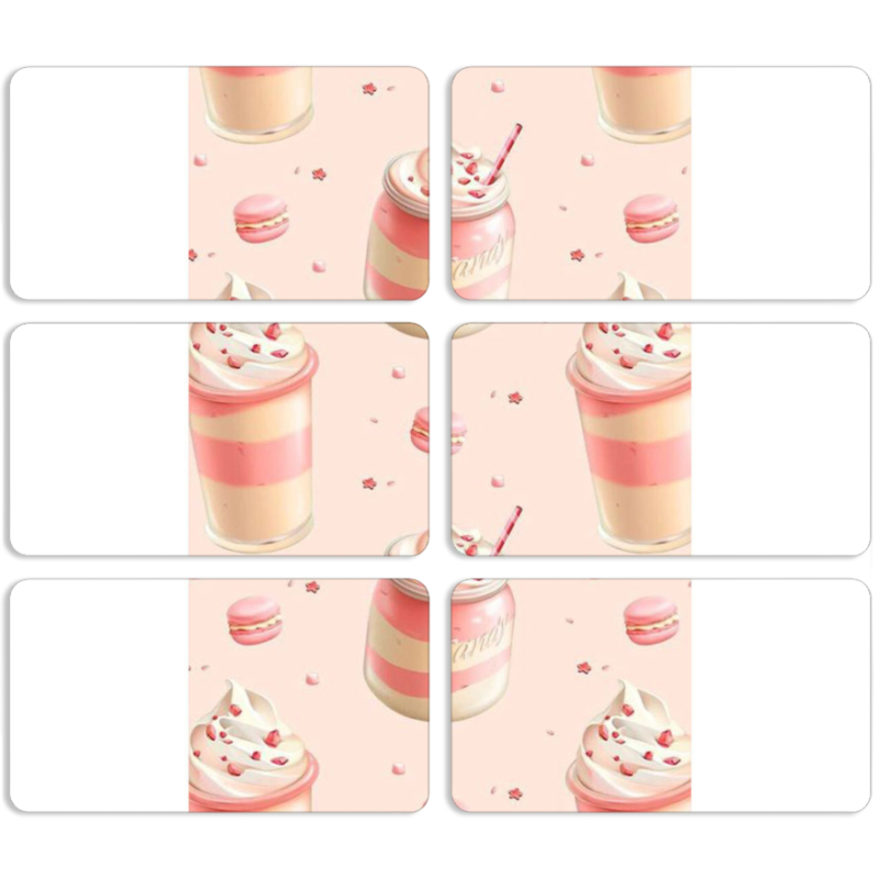 Магнитные фотопазлы 90 на 50 набор 6 штук 