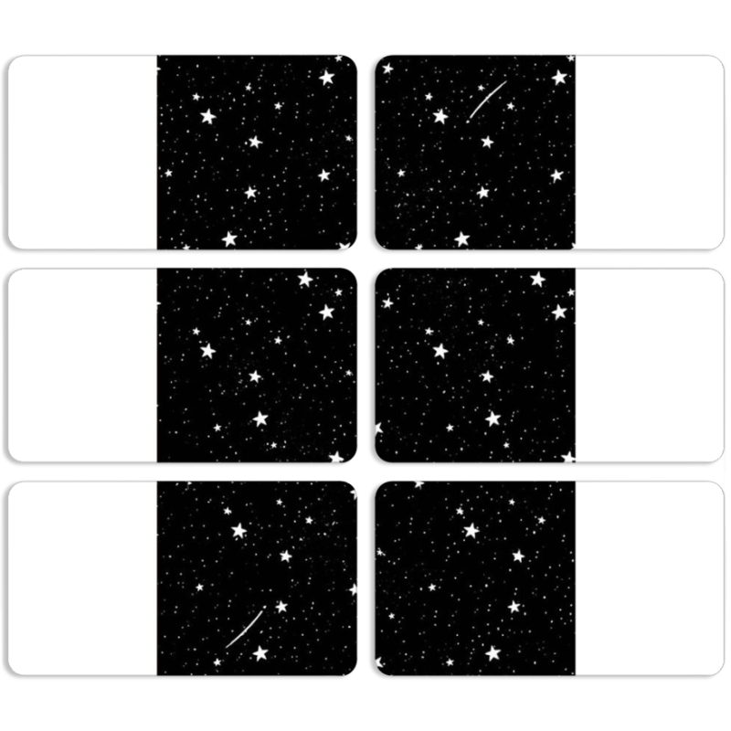 Магнитные фотопазлы 90 на 50 набор 6 штук 