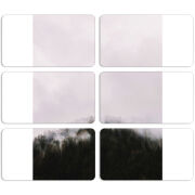 Магнитные фотопазлы 90 на 50 набор 6 штук 