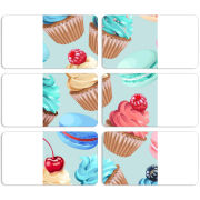 Магнитные фотопазлы 90 на 50 набор 6 штук 