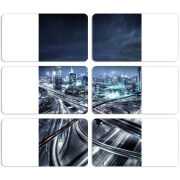 Магнитные фотопазлы 90 на 50 набор 6 штук 