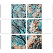 Магнитные фотопазлы 90 на 50 набор 6 штук 