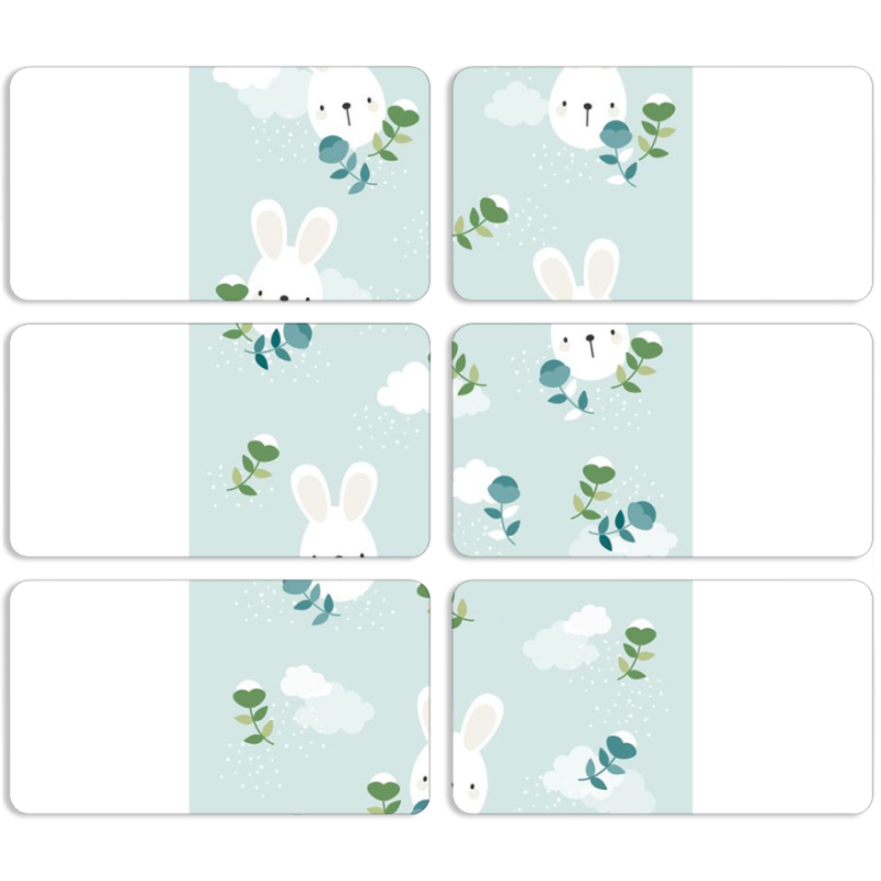 Магнитные фотопазлы 90 на 50 набор 6 штук 