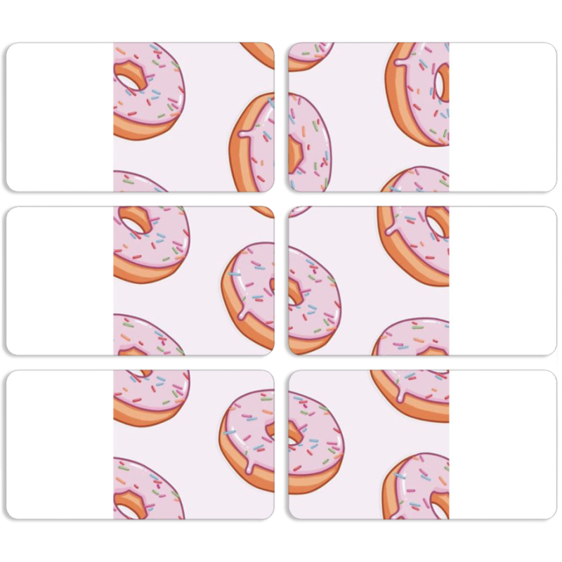 Магнитные фотопазлы 90 на 50 набор 6 штук 