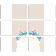 Магнитные фотопазлы 90 на 50 набор 6 штук 