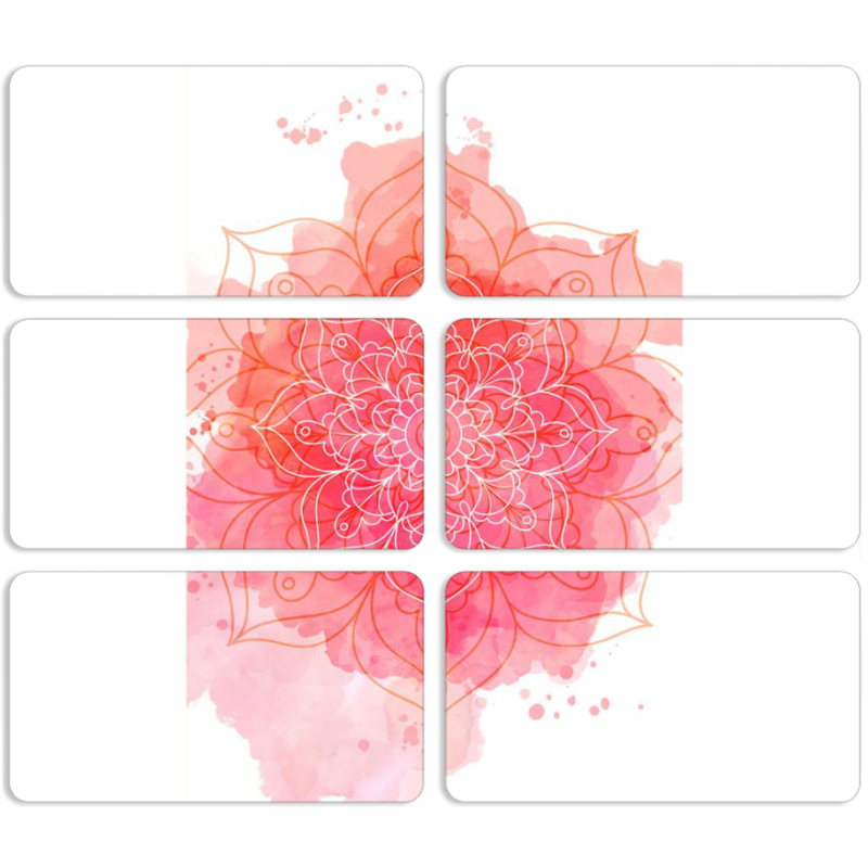 Магнитные фотопазлы 90 на 50 набор 6 штук 