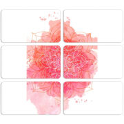 Магнитные фотопазлы 90 на 50 набор 6 штук 