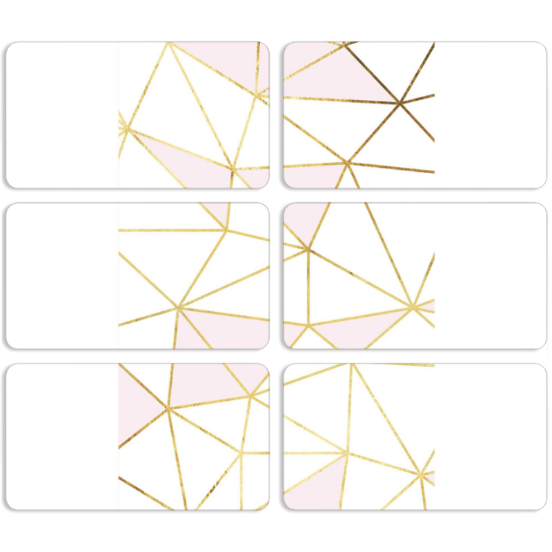 Магнитные фотопазлы 90 на 50 набор 6 штук 