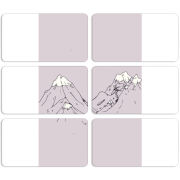 Магнитные фотопазлы 90 на 50 набор 6 штук 