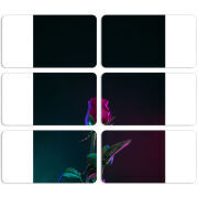 Магнитные фотопазлы 90 на 50 набор 6 штук 