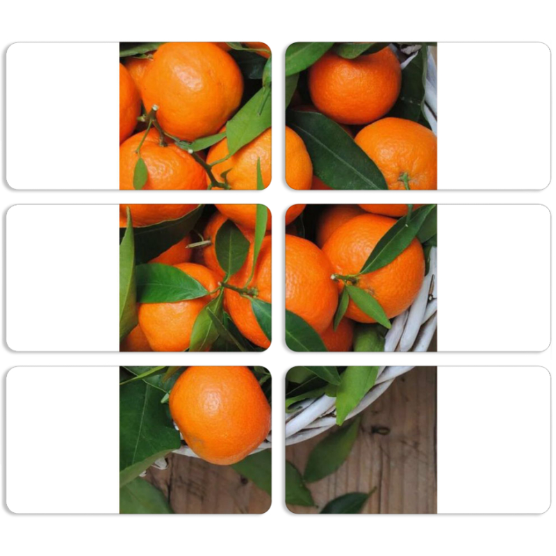 Магнитные фотопазлы 90 на 50 набор 6 штук 