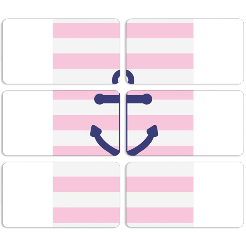 Магнитные фотопазлы 90 на 50 набор 6 штук 