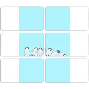 Магнитные фотопазлы 90 на 50 набор 6 штук 