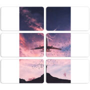 Магнитные фотопазлы 90 на 50 набор 6 штук 