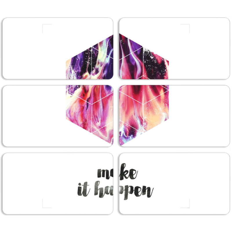 Магнитные фотопазлы 90 на 50 набор 6 штук 