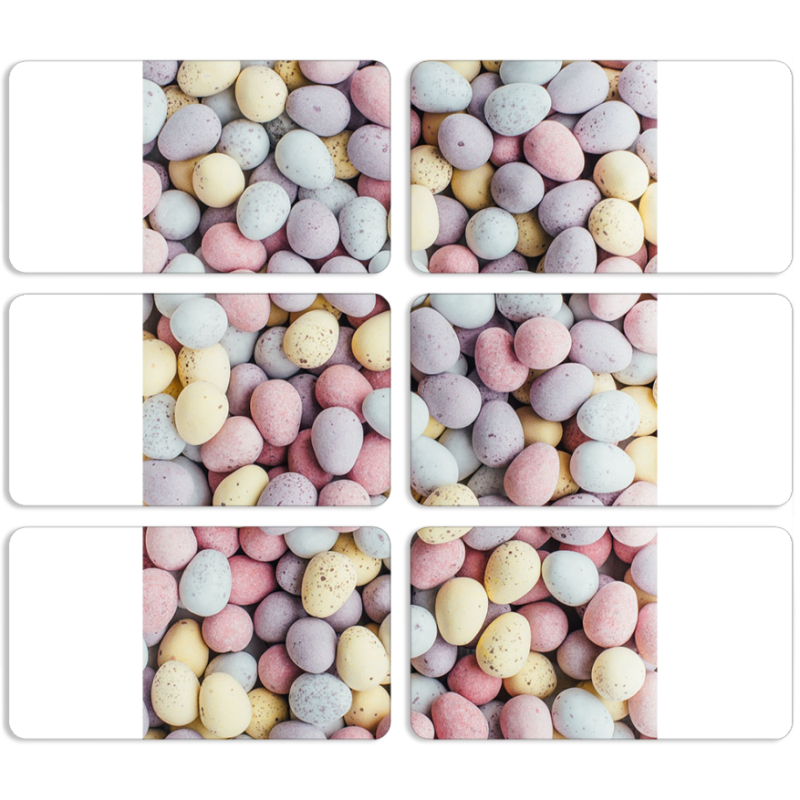 Магнитные фотопазлы 90 на 50 набор 6 штук 