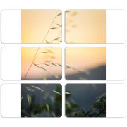 Магнитные фотопазлы 90 на 50 набор 6 штук 