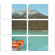 Магнитные фотопазлы 90 на 50 набор 6 штук 