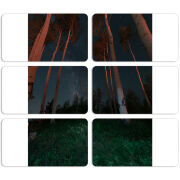 Магнитные фотопазлы 90 на 50 набор 6 штук 