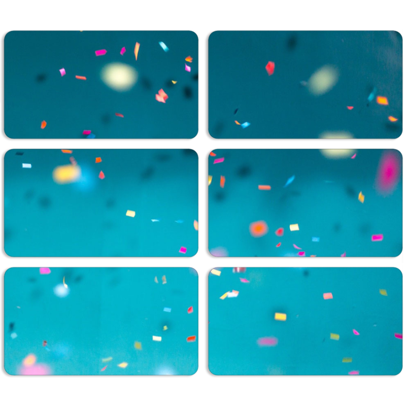 Магнитные фотопазлы 90 на 50 набор 6 штук 