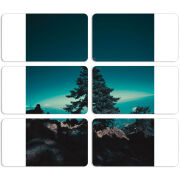 Магнитные фотопазлы 90 на 50 набор 6 штук 