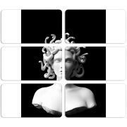 Магнитные фотопазлы 90 на 50 набор 6 штук 