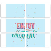 Магнитные фотопазлы 90 на 50 набор 6 штук 