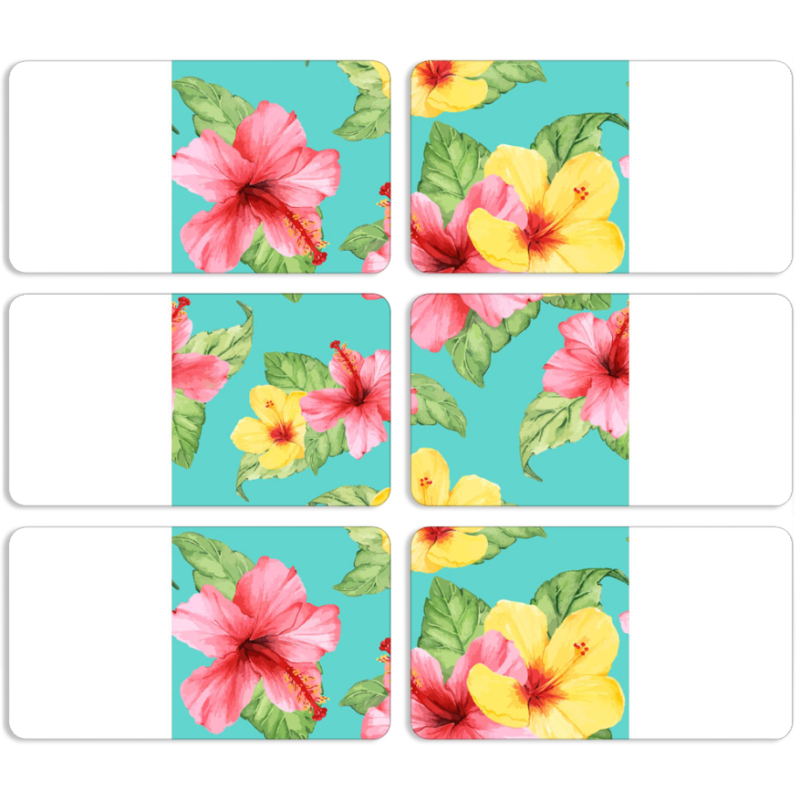 Магнитные фотопазлы 90 на 50 набор 6 штук 