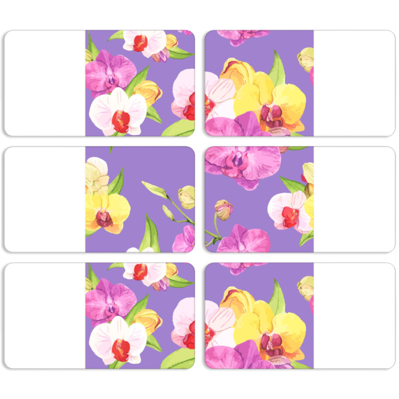 Магнитные фотопазлы 90 на 50 набор 6 штук 