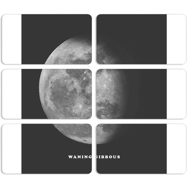 Магнитные фотопазлы 90 на 50 набор 6 штук 