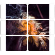 Магнитные фотопазлы 90 на 50 набор 6 штук 