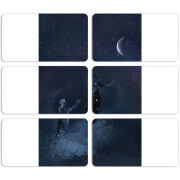 Магнитные фотопазлы 90 на 50 набор 6 штук 