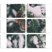 Магнитные фотопазлы 90 на 50 набор 6 штук 