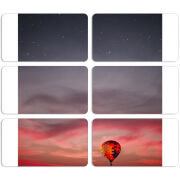 Магнитные фотопазлы 90 на 50 набор 6 штук 